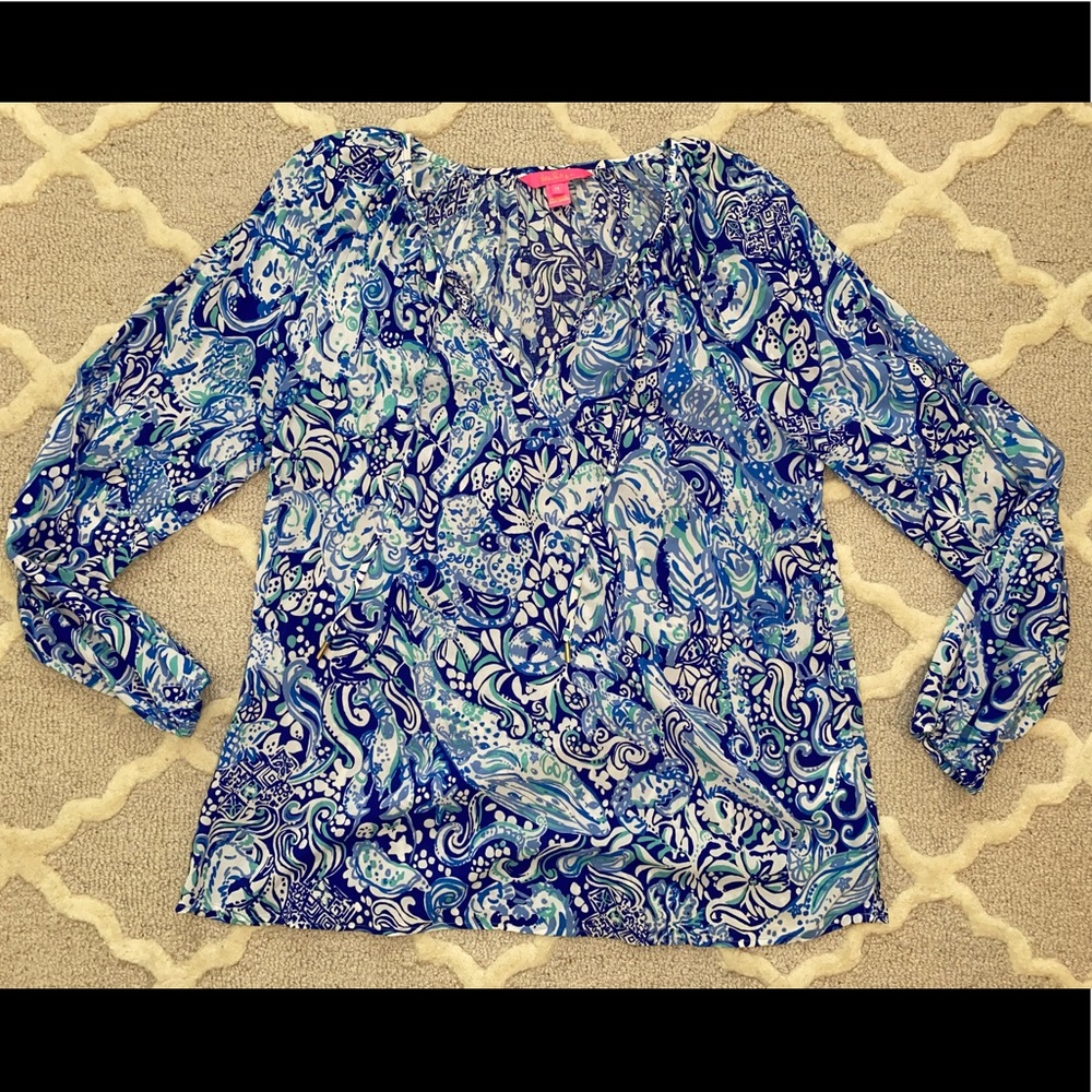 Lilly Pulitzer Willa Tunic 60 Animals